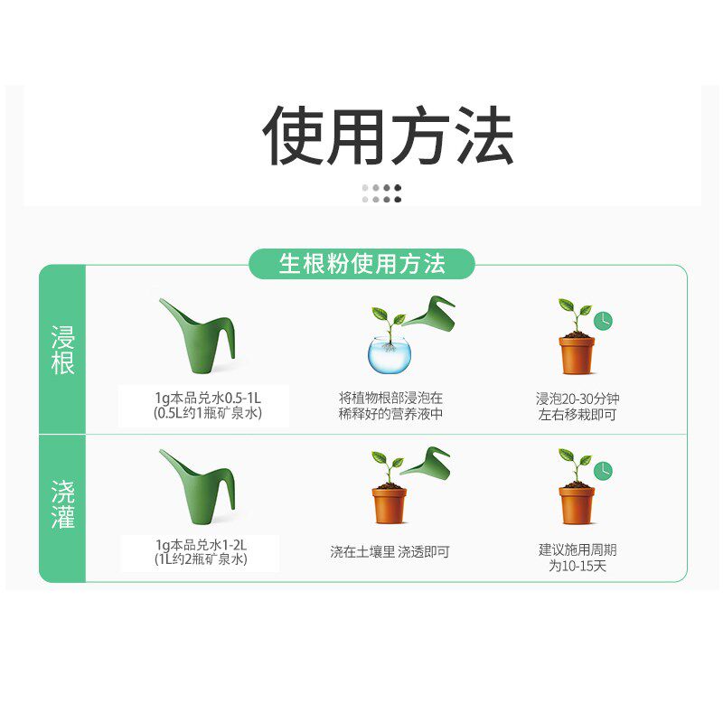 生根粉多灵菌快速扦插植物通用花卉蔬菜果树木移栽强力药水营养液