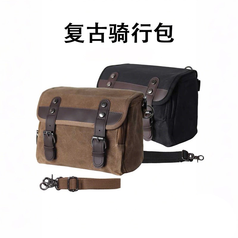 摩托车电动车骑行包机车防水巡航复古护杠包小挂包边包车头车尾包