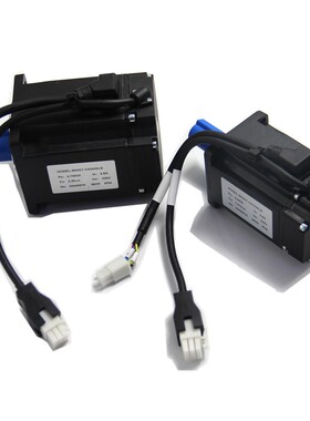 400W750W伺服电机套装60 80法兰2.4NM 3000转轴径19mm现货360度