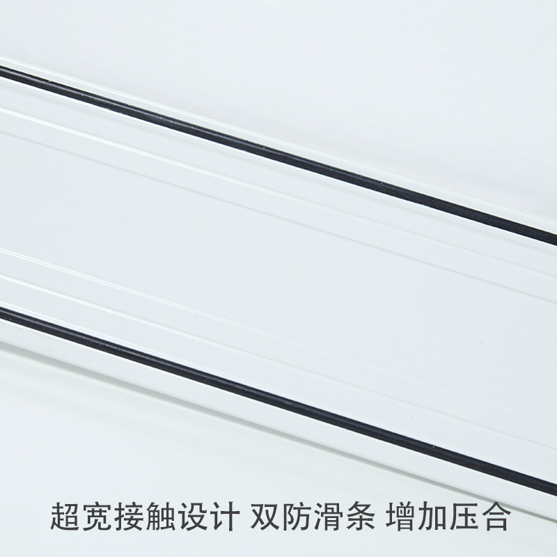 铝合金广告滑动裁切尺带刀头kt板切割尺子防滑美工尺专用防护直尺