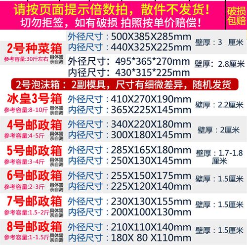 邮政快递水果生鲜专用泡沫箱盒子保温箱冷藏泡沫345678号定制批发