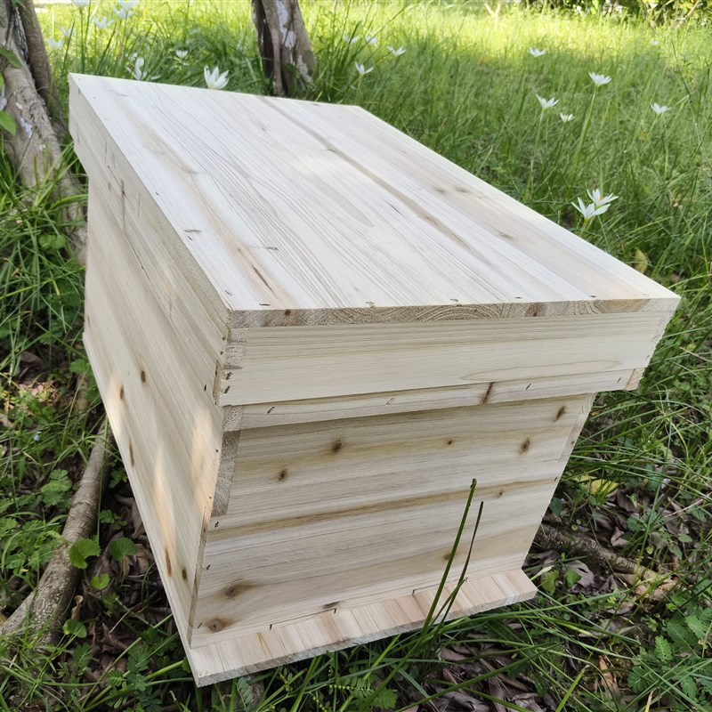 中蜂箱标准杉木烘干蜂箱养蜂工具蜜蜂蜂箱可定制蜂箱厚1.4厚包邮