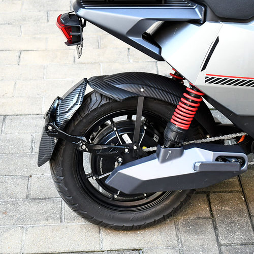 适用小牛电动车F400T挡泥板 f400t后挡泥板挡水盾专用改装配件