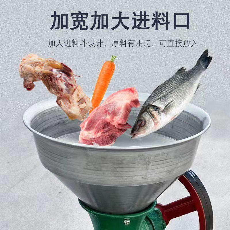 32商用电动绞肉机绞碎鸡骨架机养狗碎骨打肉机绞辣椒碎鱼绞糍粑机