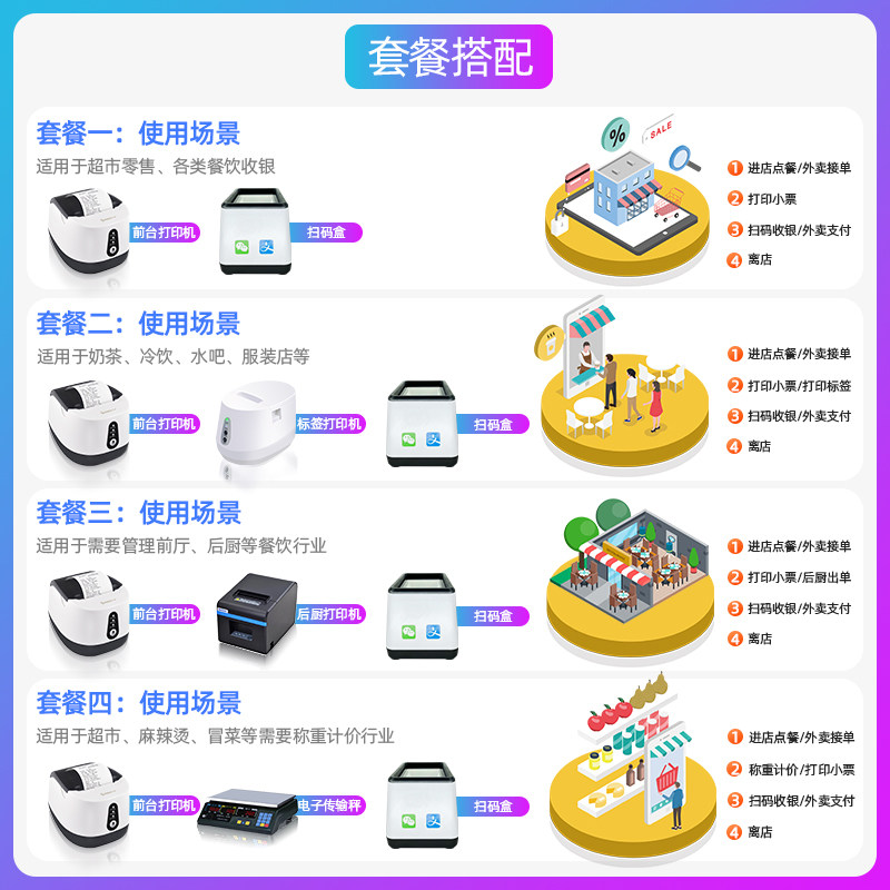收银机一体机餐饮奶茶店收银机一体机扫码点餐机一体机美团收银机
