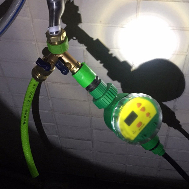 自动浇花器定时器微喷雾化喷头浇水浇灌大棚喷淋降温家用农用滴灌