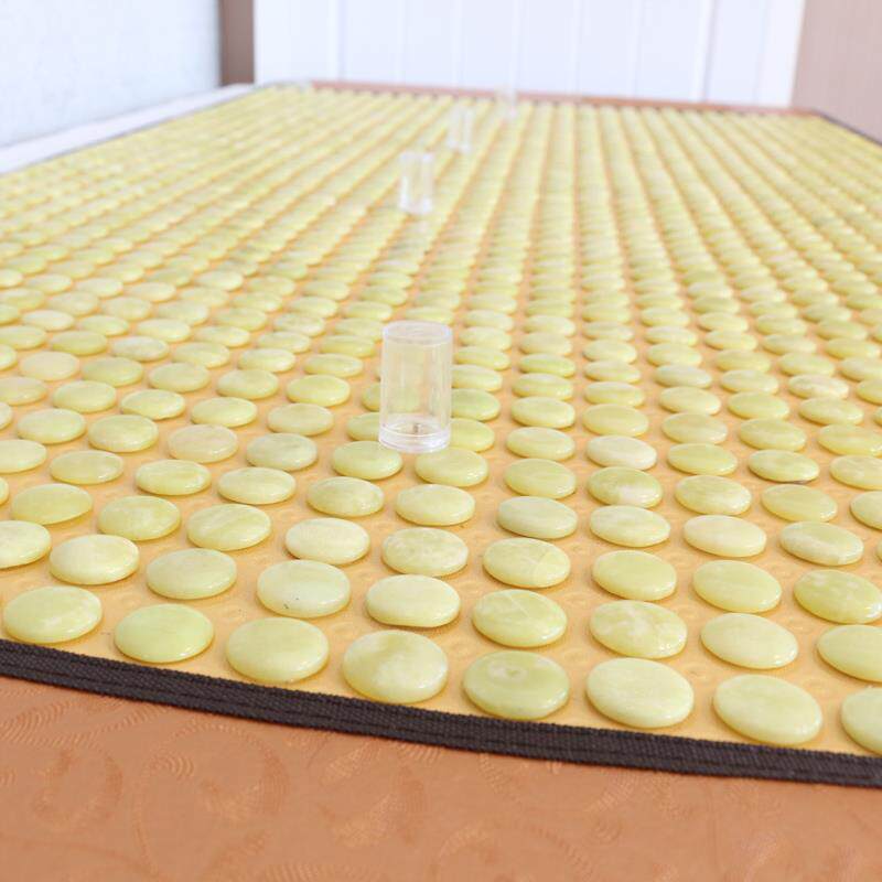瑶美玉石加热牀垫双温双切锗石托玛琳砭石麦饭石温热定时定温牀垫