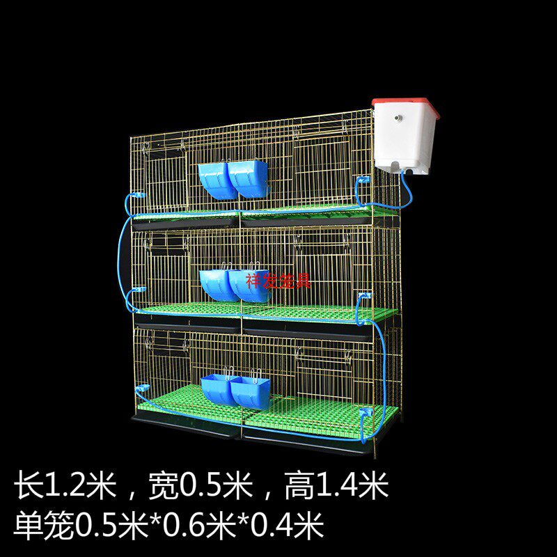 兔笼自动清粪家用超大号兔窝笼子室内外养殖专用防喷尿宠物兔子笼