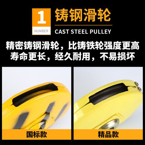 电动吊车下钩 起重吊钩 钢丝绳下钩 行车配件1T/2T/3T/5T/10T