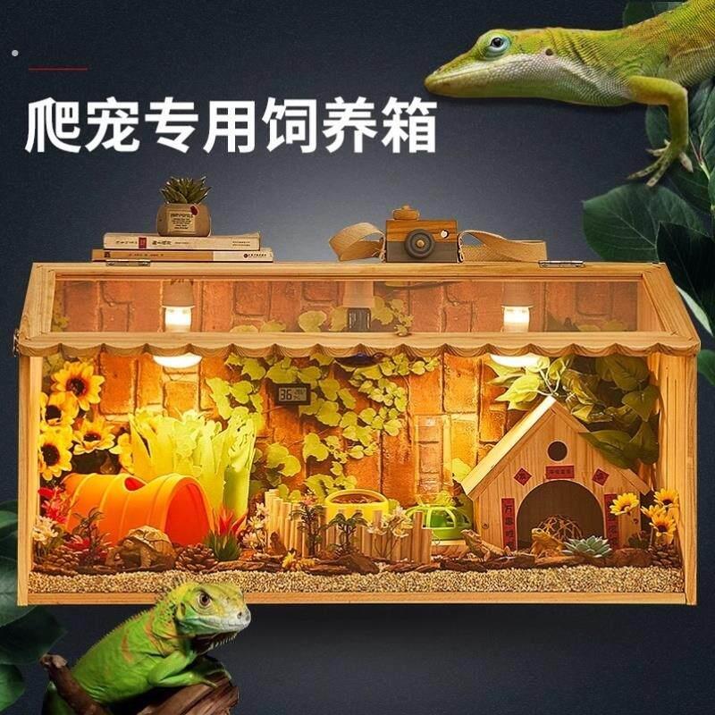 锹形虫刺猬小窝 小房子饲养箱白玉蜗牛守宫盒子温控别墅蚕宝宝带