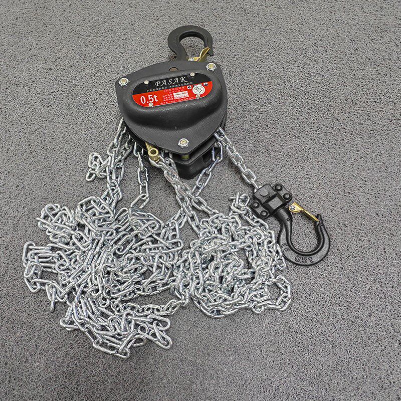 0.5吨迷你手拉吊车家用型吊炼倒炼小拉炼 炼 吊葫芦500KG起重