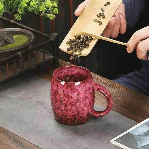 创意杯子陶瓷窑变马克杯简约天目釉中式喝水杯家用咖啡杯男女茶杯