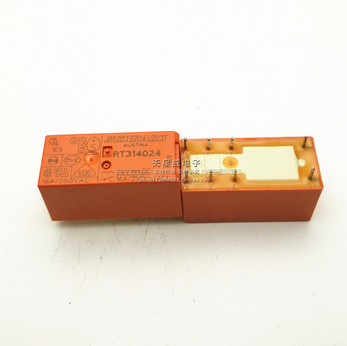 原装SCHRACK泰科继电器RT314024 24VDC 8脚/16A/一组转换/250VAC