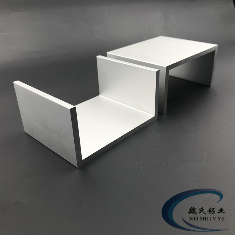 铝合金U槽100*60*6mm内径88mm铝槽导轨型材U型槽氧化槽铝工业槽铝