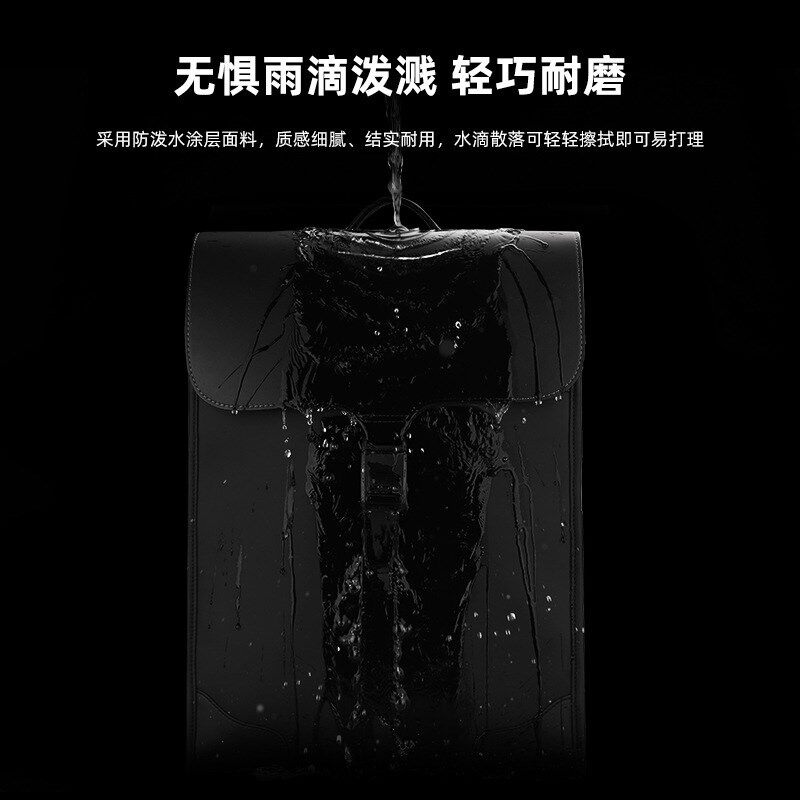 休闲轻便双肩包女款简约男大学生书包上班通勤商务背包电脑双肩包
