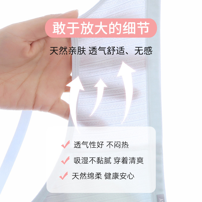 少女文胸高中生发育期内衣女生无钢圈抹胸运动背心初中学生胸罩薄