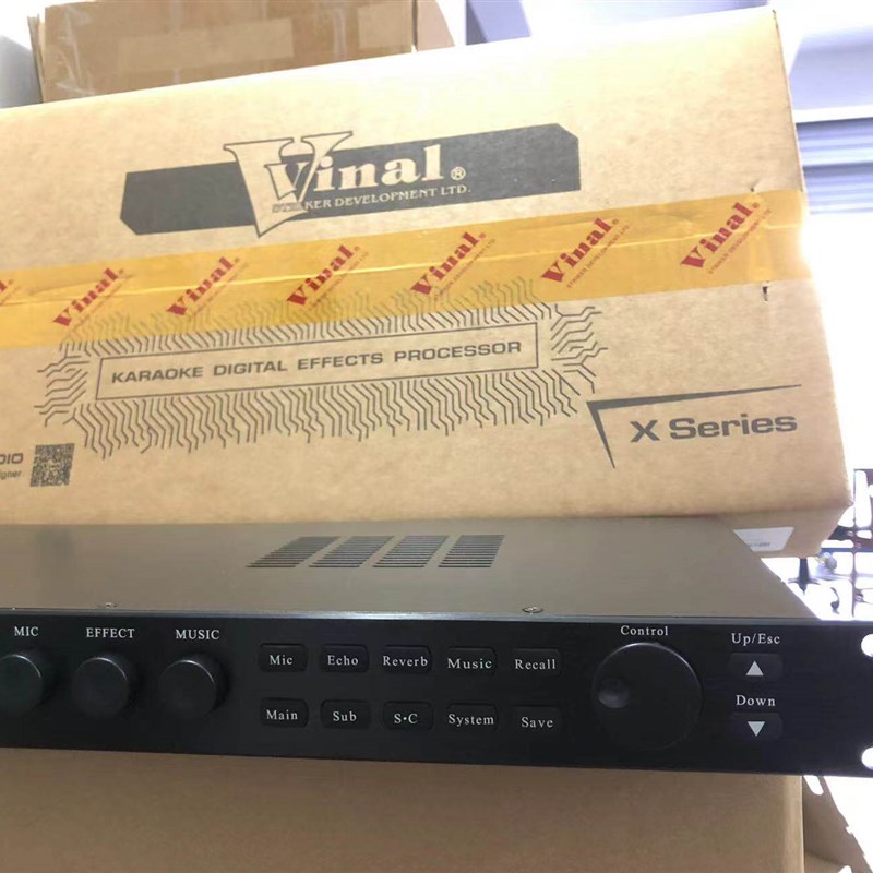 急售Vinal/韵乐X5前级数字效果器麦克风专业DSP音频处理器防啸叫