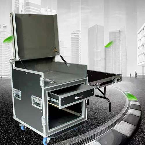 专业定做12U 16U航空箱机柜功放机柜舞台演出混音器防震双层主机