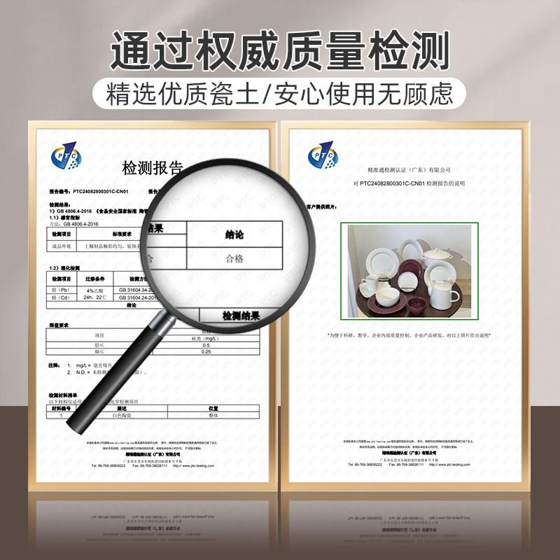 陶瓷吐骨碟骨碟家用6寸骨碟盘白色吐骨头小碟子盘子白瓷盘水果碟