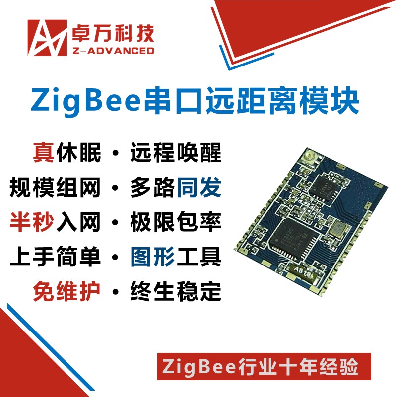 超远距离低功耗!Zigbee串口模块CC2591 CC2530无线模块透传 带PA