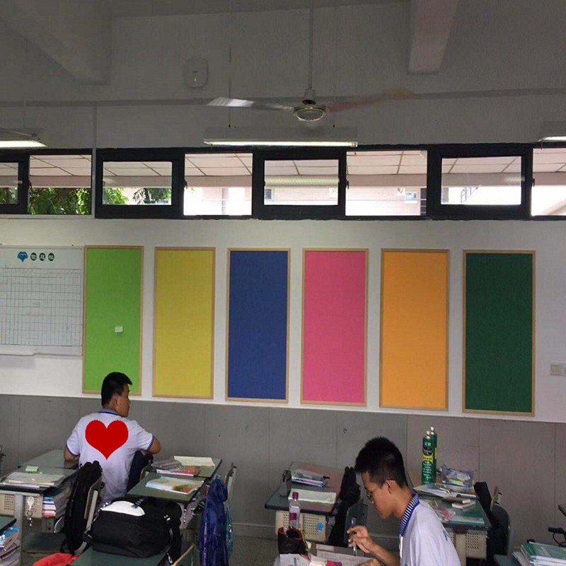 定制彩色毛毡板软木板照片板背景墙贴幼儿园作品展示留言板公告栏
