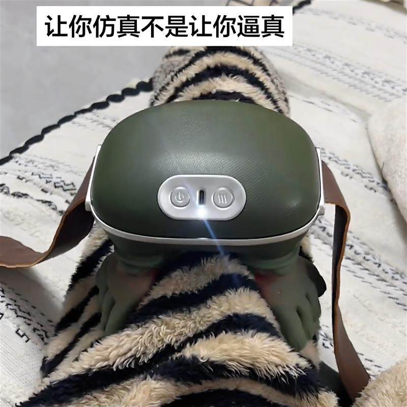 大师N7充电式指压肩颈按摩仪颈椎便携热敷礼物肩部手掌按摩器