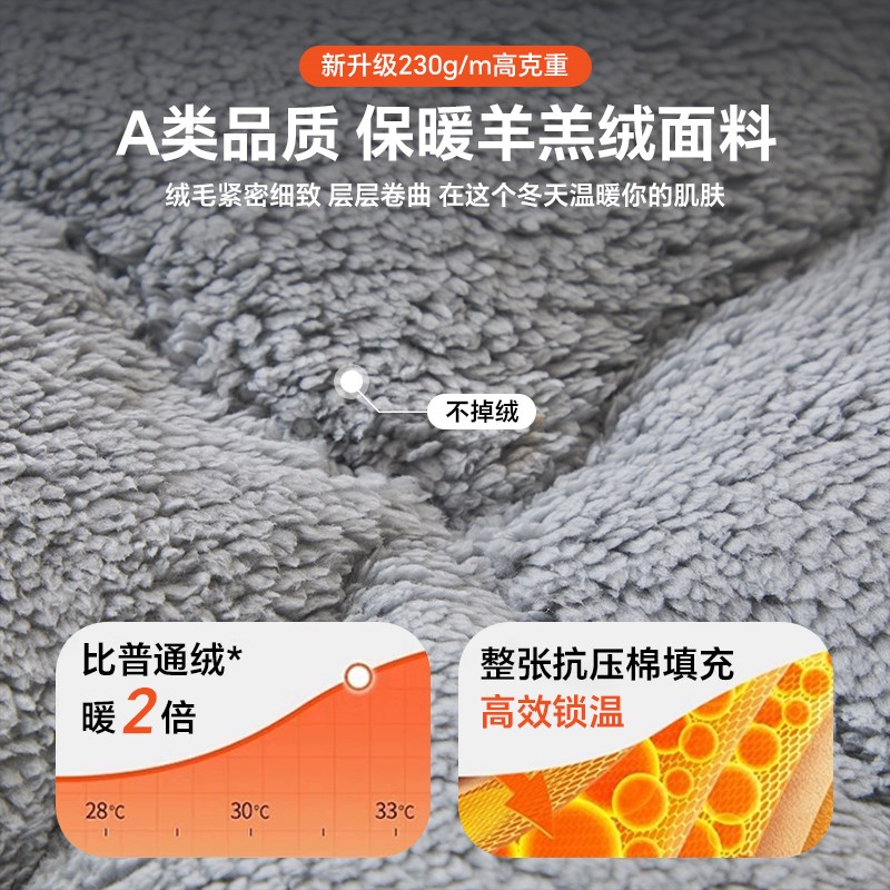 家用羊羔绒床垫床褥子榻榻米垫子垫褥垫被学生宿舍加厚保暖软垫