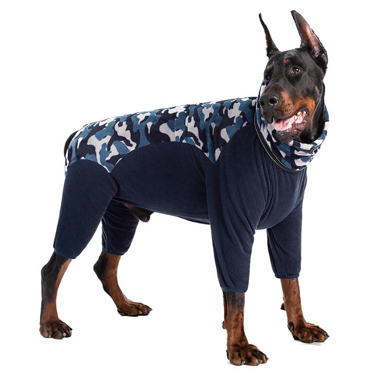 宠物衣服秋冬柯基拉布拉多小中大型犬加绒加厚棉服大狗保暧四脚衣