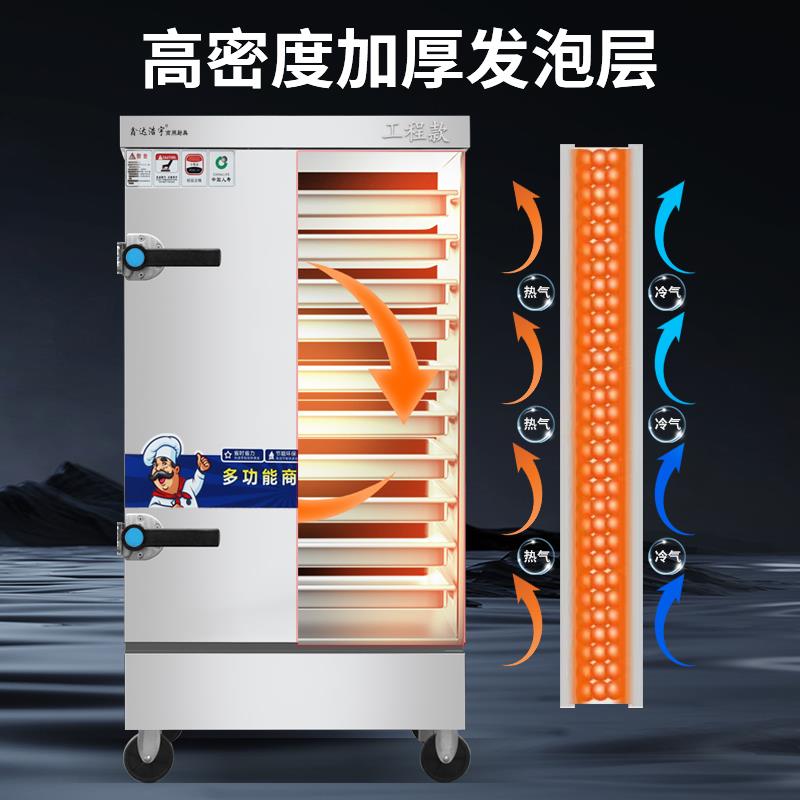 蒸饭柜商用电蒸箱全自动家用小型380v食堂蒸饭机燃气蒸饭车220伏