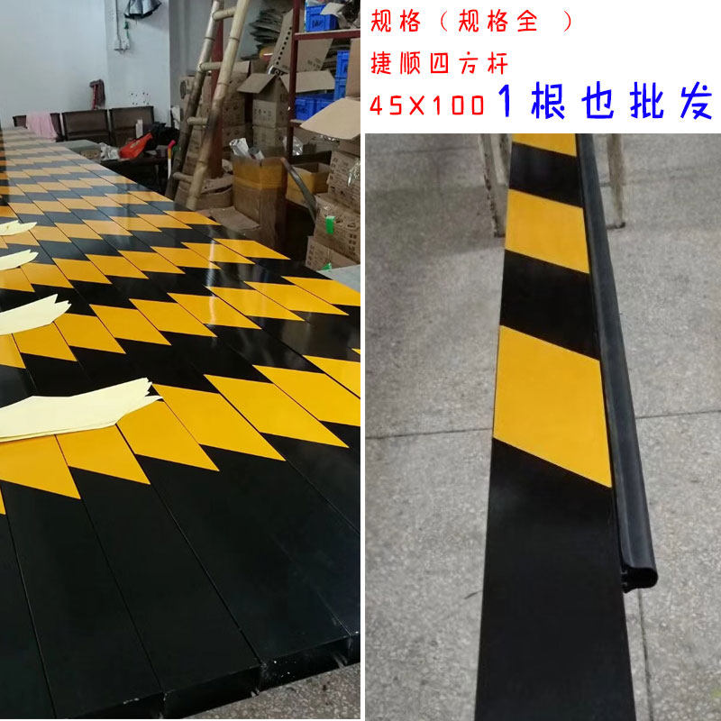 小区停车场道闸杆八角栅栏 铝合金椭圆杆子四方直杆定制升降杆6米