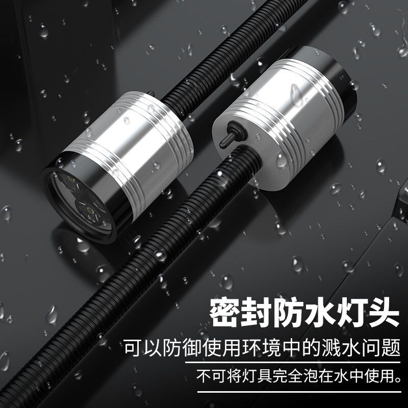 led机床工作灯防水防爆强磁铁工作灯220V冲铣床工业台灯车床灯24V