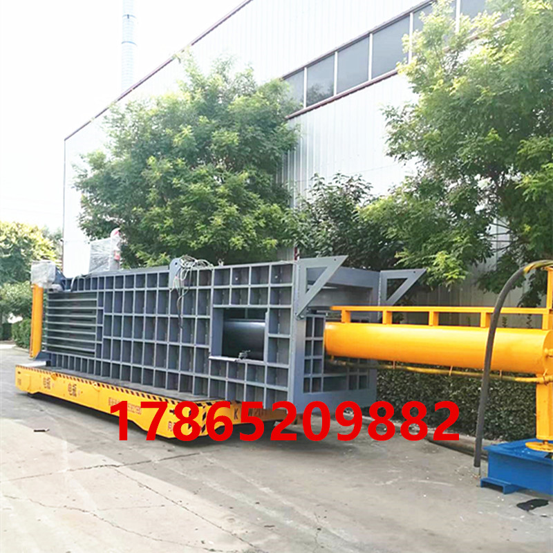 大型卧式液压打包机120吨200打包机塑料瓶废纸车架铁皮类用压包机