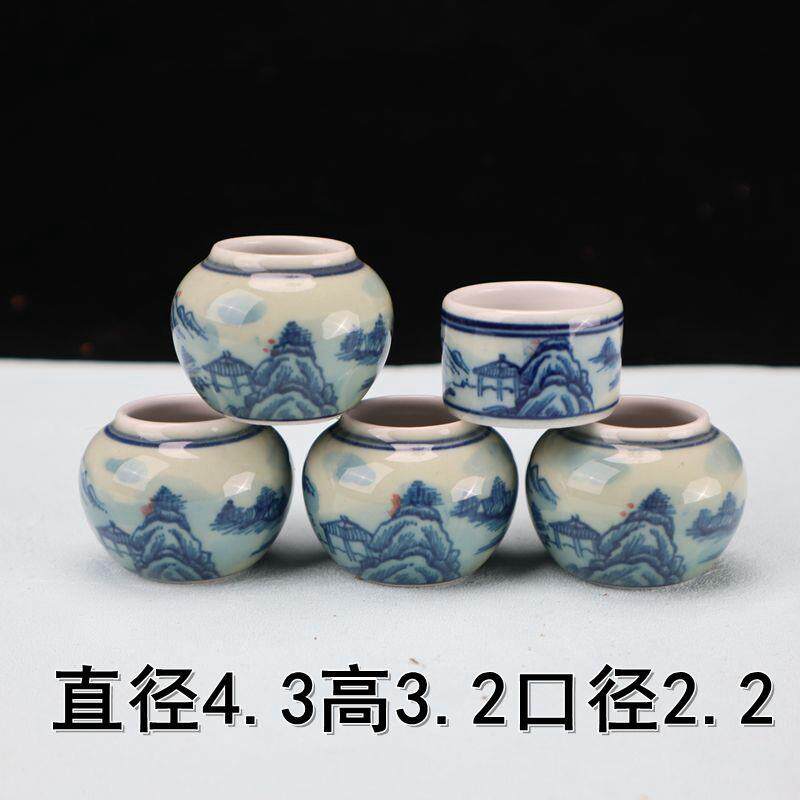 红子鸟食罐杯子瓷碗鸟碗鸟杯绣眼玉鸟贝子芙蓉相思竹鸟笼手绘瓷碗