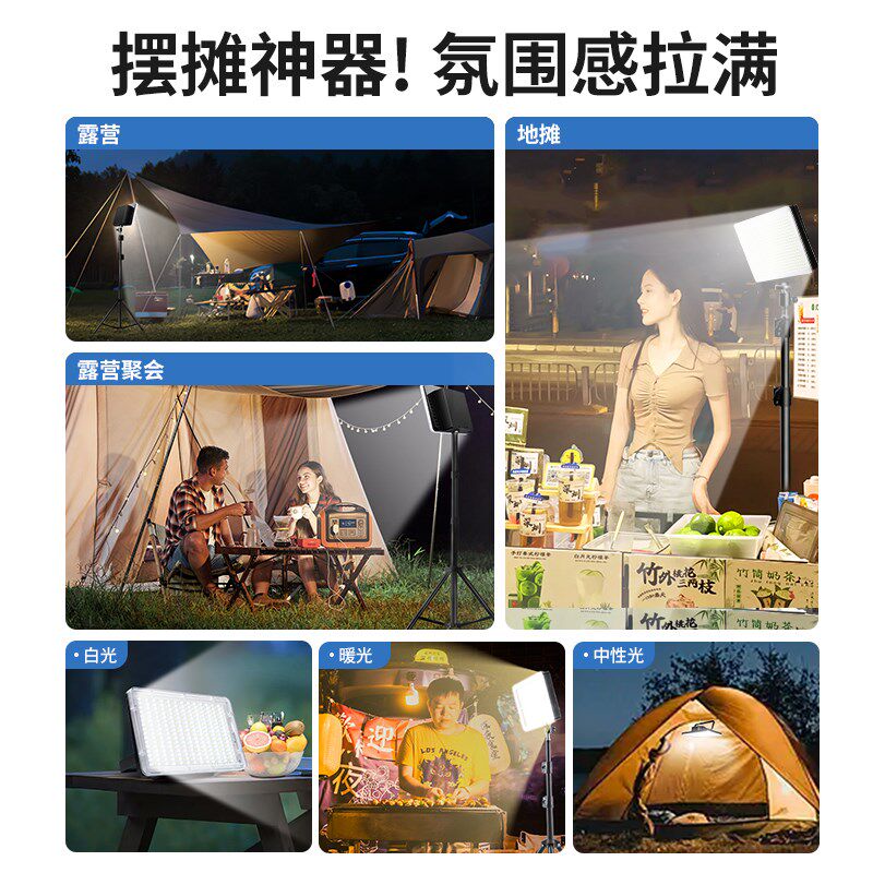 夜市摆摊专用led灯爆亮充电灯超长续航大容量户外露营灯泡照明灯