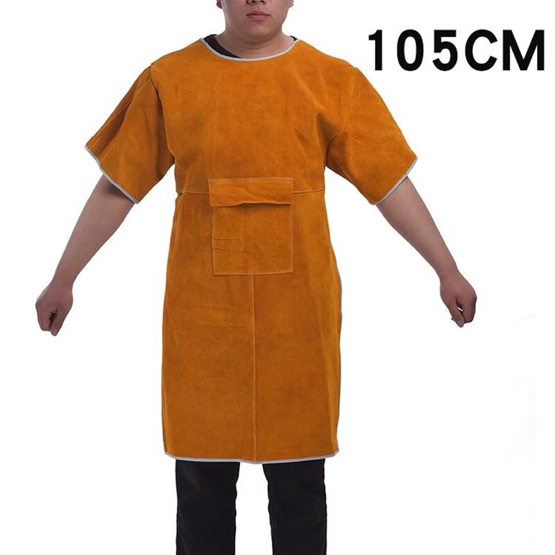 牛皮电焊防护衣焊工焊接隔热防烫保护衣防辐射工作服电焊工专用衣