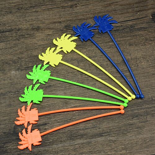 包邮咖啡搅拌工具鸡尾酒调酒棒奶茶搅拌棒搅拌勺椰树棒兵器棒