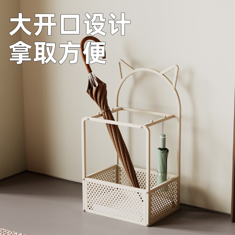 家用门口雨伞收纳架大容量放伞神器简约网红伞架可沥水雨具放置架