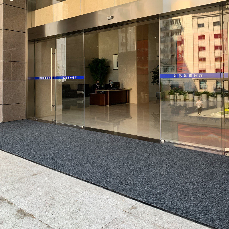 定制进门地垫商用门口入户logo地毯室外除尘酒店防滑家用门垫脚垫
