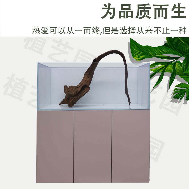 铝合金鱼缸柜底柜极简海缸生态水草缸柜子客厅水族箱地柜架子定制