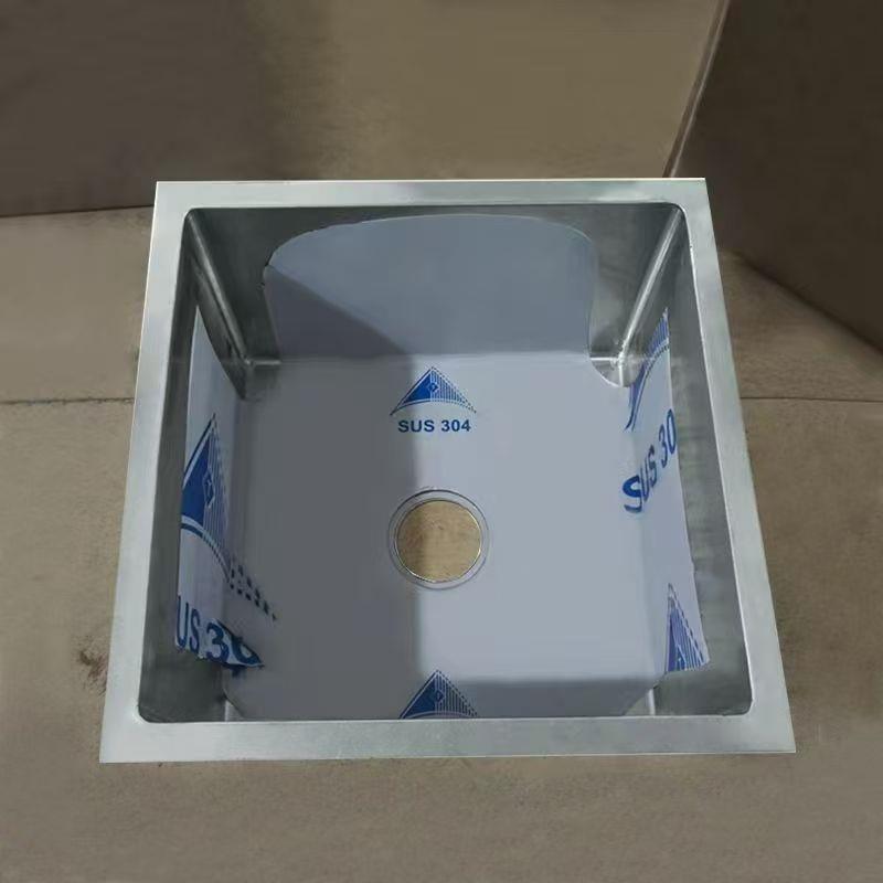 304加厚不锈钢星盆带翻边手工盆商用半成品洗菜盆单槽水斗定制
