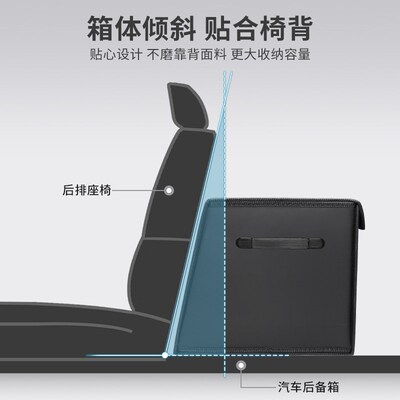 小鹏MONA M03 G6 G9 X9 P7+ P5后备箱收纳箱汽车内饰收纳盒储物箱