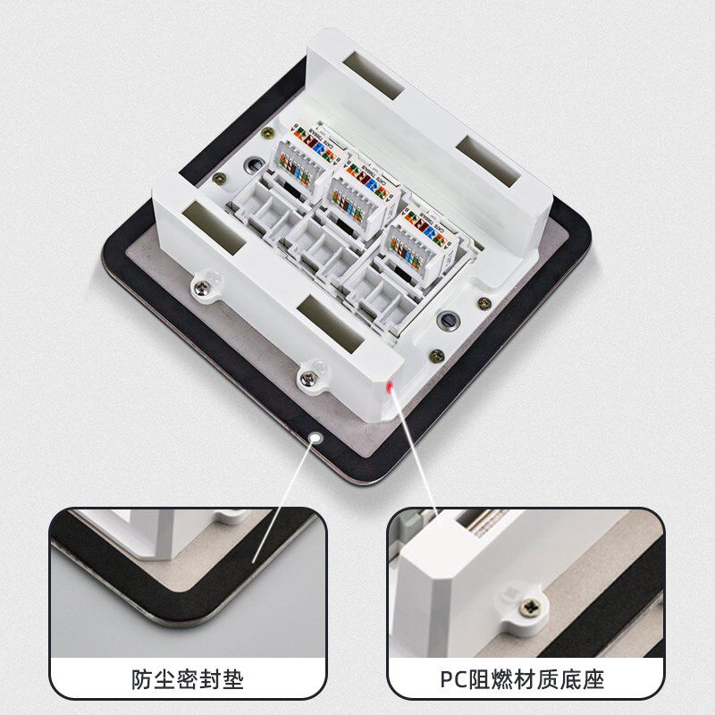 双开门隐藏全铜地插座防水5孔电源电话电脑地插开启式五孔铜地插