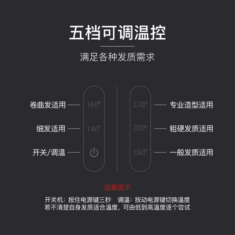 麦迪斯mini离子卷发棒刘海便携夹板迷你二合一直卷烫发器拉直