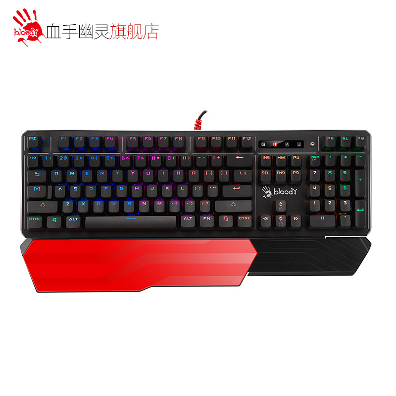 双飞燕BLOODY血手幽灵B975光轴三代LK机械键盘电脑电竞游戏键盘