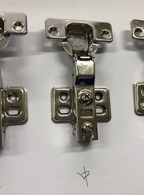 天顶居机械臂壁橱扣橱柜飞机合页橱柜厨房液压铰链不锈钢一付装