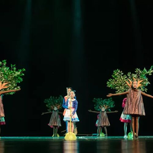 六一幼儿小树苗环保树木森林话剧舞台表演服装儿童大树舞蹈演出服