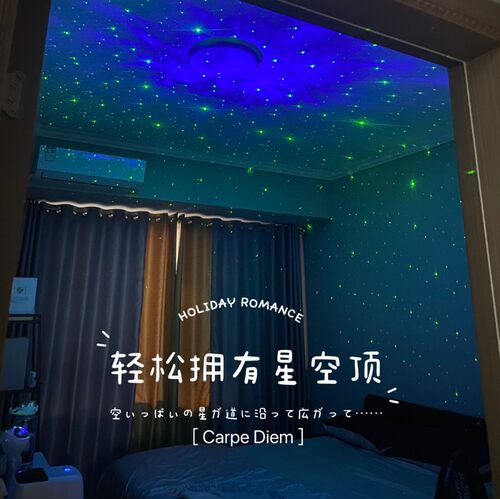 新款圣诞创意儿童礼物太空宇航员摆件星空灯满天星激光投影氛围灯