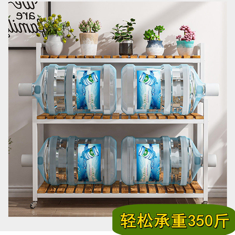 2022新款花架置物架阳台客厅落地式多肉花盆铁艺室内防腐木多层