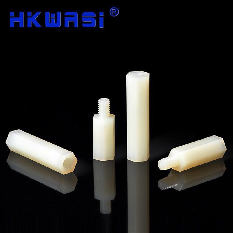 华社M3单头六角螺柱 六角隔离柱 六角尼龙柱 HTS系列 1000只