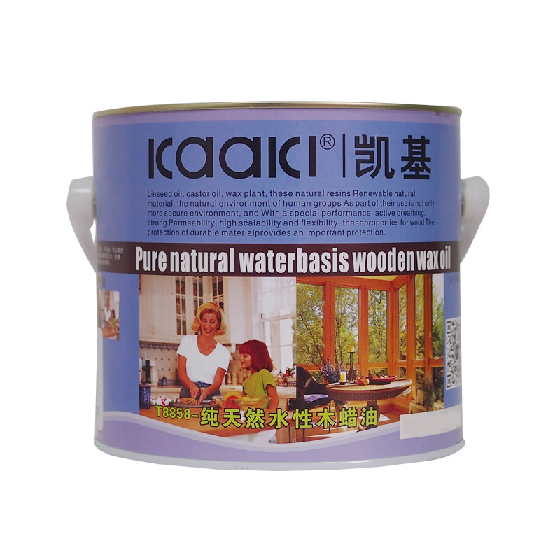 儿童家具木器漆防水防潮防霉无甲醛T8858凯基纯天然水性木蜡油